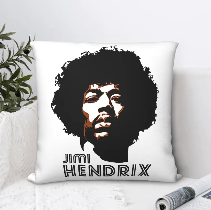 

Jimi Hendrix, подушка с принтом, чехол, искусственные Чехлы для дивана, подушка, чехол, декоративная подушка