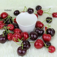 fake cherry artificial fruit model simulation cherry ornament craft food photography props party decor home decoration ornaments