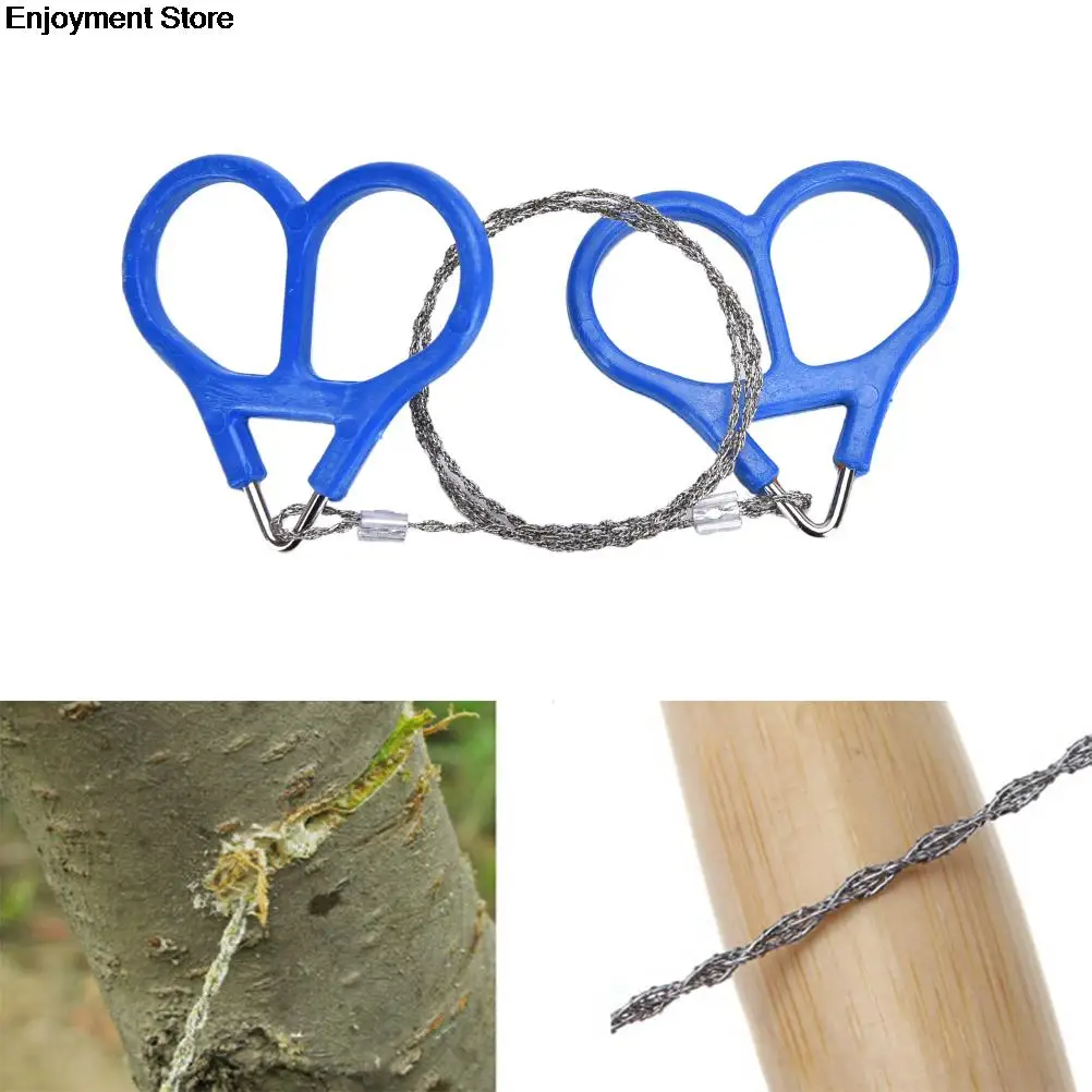 Useful Outdoor Plastic Steel Wire Saw Ring Scroll Travel Camping Emergency Survival Gear Climbing Hand Tool 1Pc | Спорт и