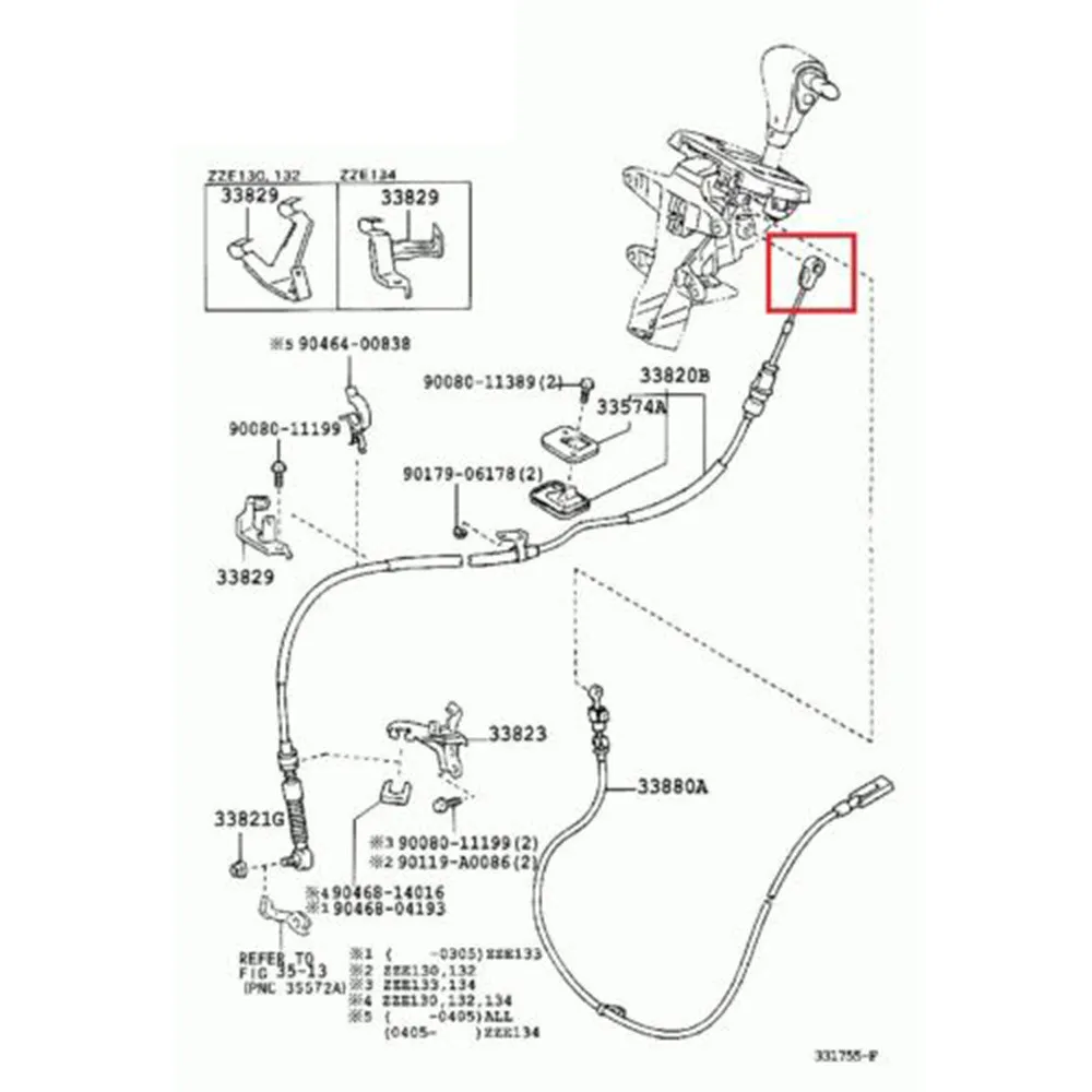 Автоматическая коробка переключения передач втулка кабеля совместима с 2003 2008