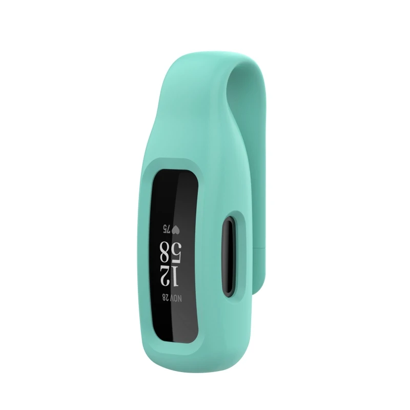 OOTDTY стальной зажим защитный держатель чехол силиконовый для часов Fitbit Inspire 2