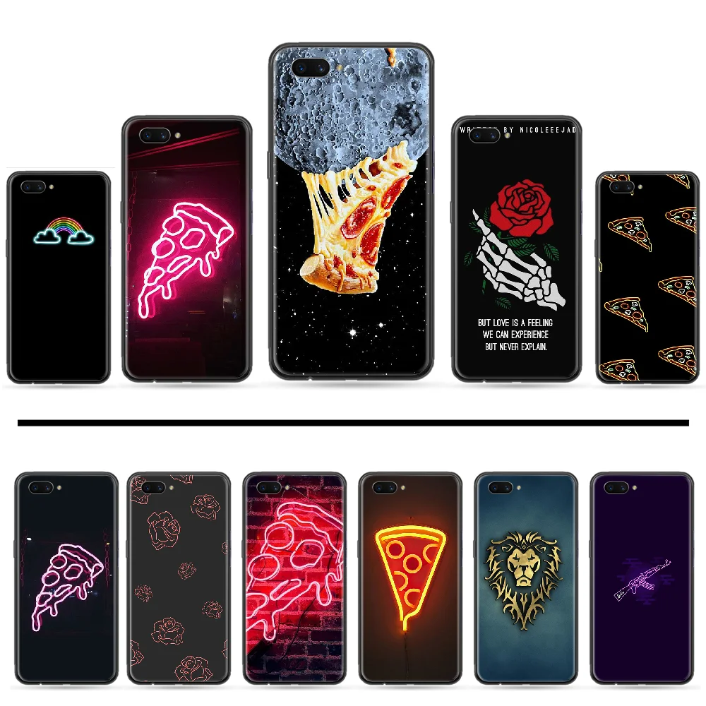 Pizza Best Friends мягкий прозрачный роскошный чехол для телефона Capa OPPO F 1S 7 9 K1 A77 F3 RENO F11 A5