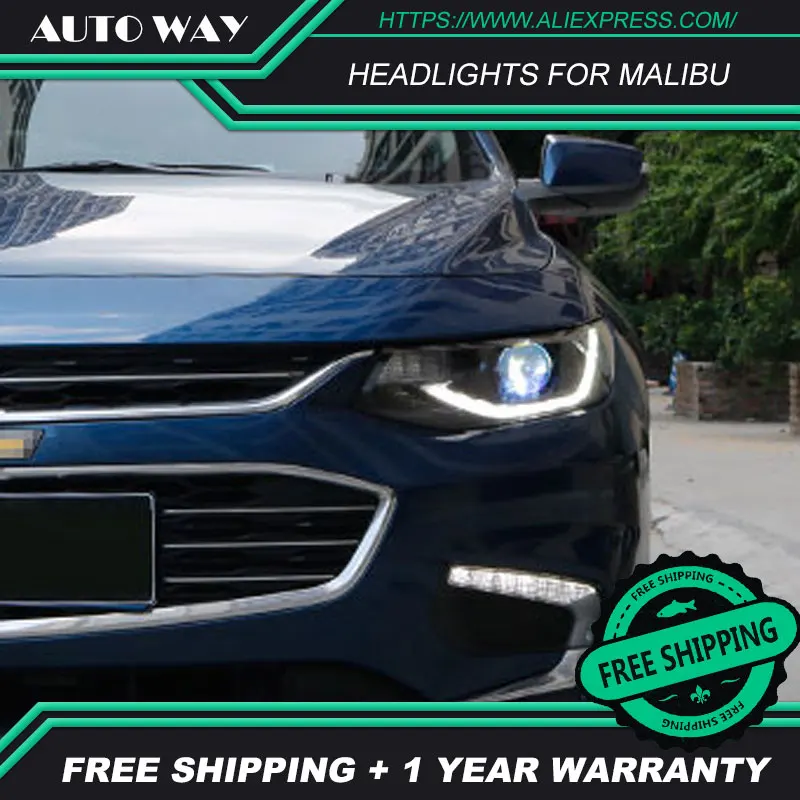 Автомобильный Стайлинг Головной фонарь чехол для Chevrolet Malibu 2017 2018 фары