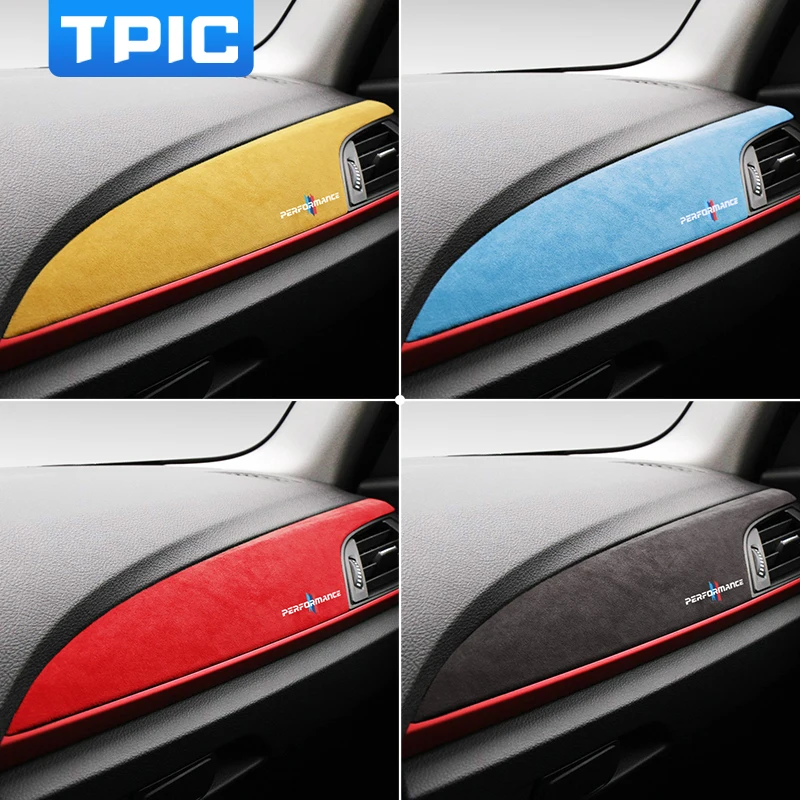 TPIC Alcantara автомобильная центральная консоль панельный инструмент наклейки M для