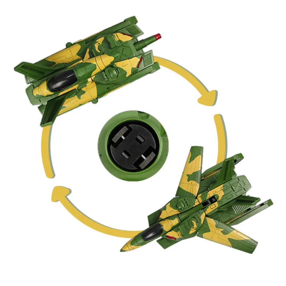 2 в 1 Электрический деформируемый танк самолет игрушки имитация военной модели