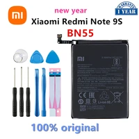 xiao mi 100 orginal bn55 5020mah battery for xiaomi redmi note 9 s note 9s note9s phone replacement batteries tools