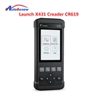 Диагностический сканер LAUNCH подушки безопасности SRS CR619 OBD2, устройство для чтения кодов двигателя OBD 2, Автомобильный сканер ABS, инструмент для диагностики, бесплатное обновление