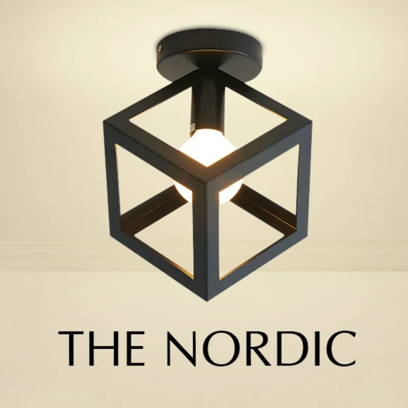 Винтажный промышленный потолочный светильник потолочная лампа современный