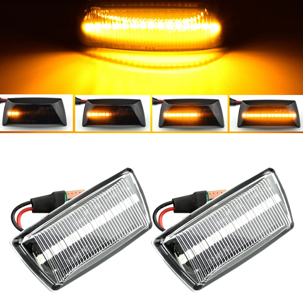 

Dynamic Turn Signal Car LED Side Marker Amber Blinker Warning Light Indicator for Chevrolet Cruze Opel Astra Zafira Corsa Meriva