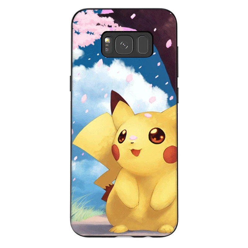 B8 Мобильный Силиконовый чехол для телефона для samsung J6 A70 A60 A50 A40 A30 A20 A10 A9 A8 A7 6 A5 A3 крышка покемонов персонажей сумка в форме ракушки - Цвет: B8