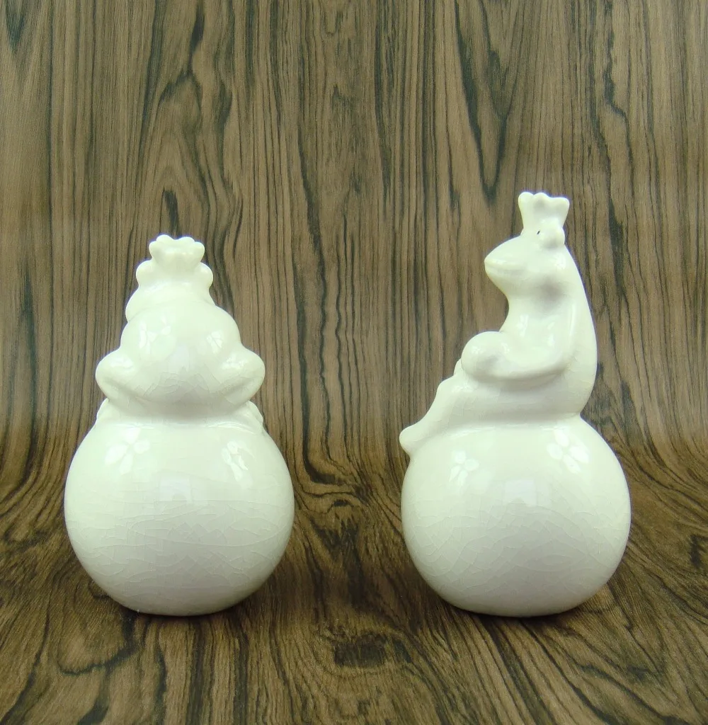 Фарфор принц-Лягушка декоративная статуэтка керамика принцесса статуя Гримма