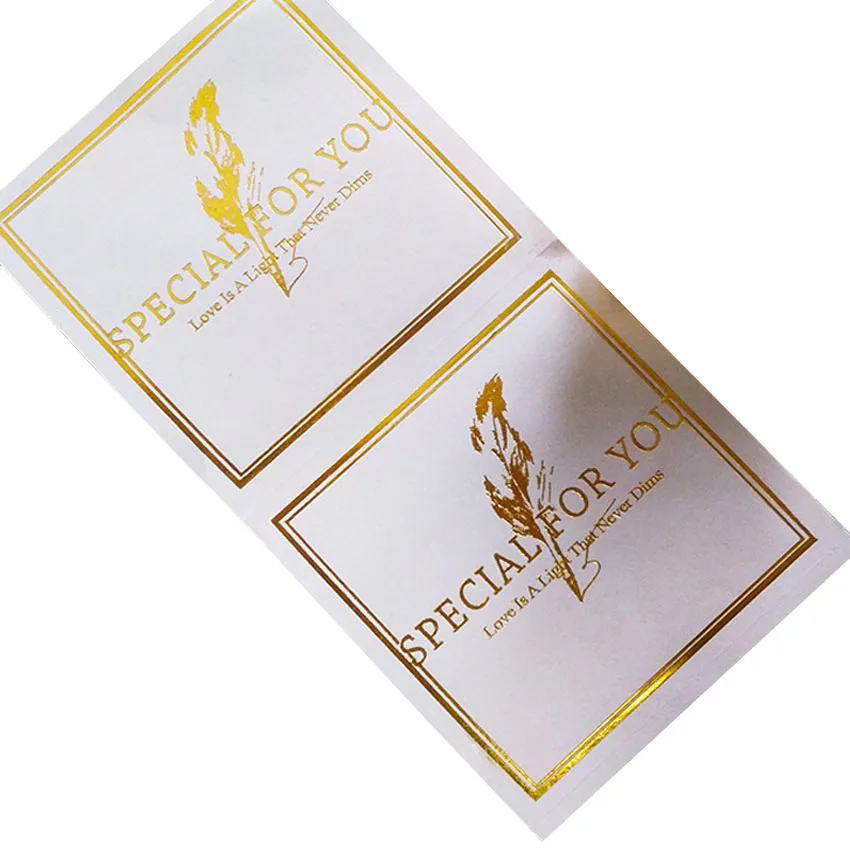 600 шт./лот Квадратная Белая специально для вас упаковка выпечки тортов Подарочная