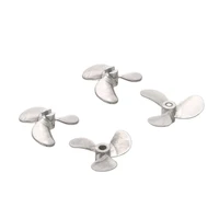 2pairs 36mm40mm 3 blades metal propeller zinc alloy fully immersed props with 4mm shaft hole for rc baittug boat spare parts