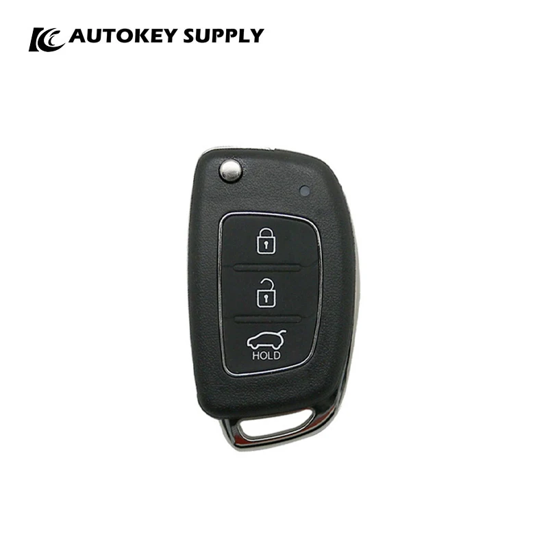 

For Hyundai I10 I20 I30 3 Buttons Remote Flip Key Left Blade Autokeysupply AKHKF140
