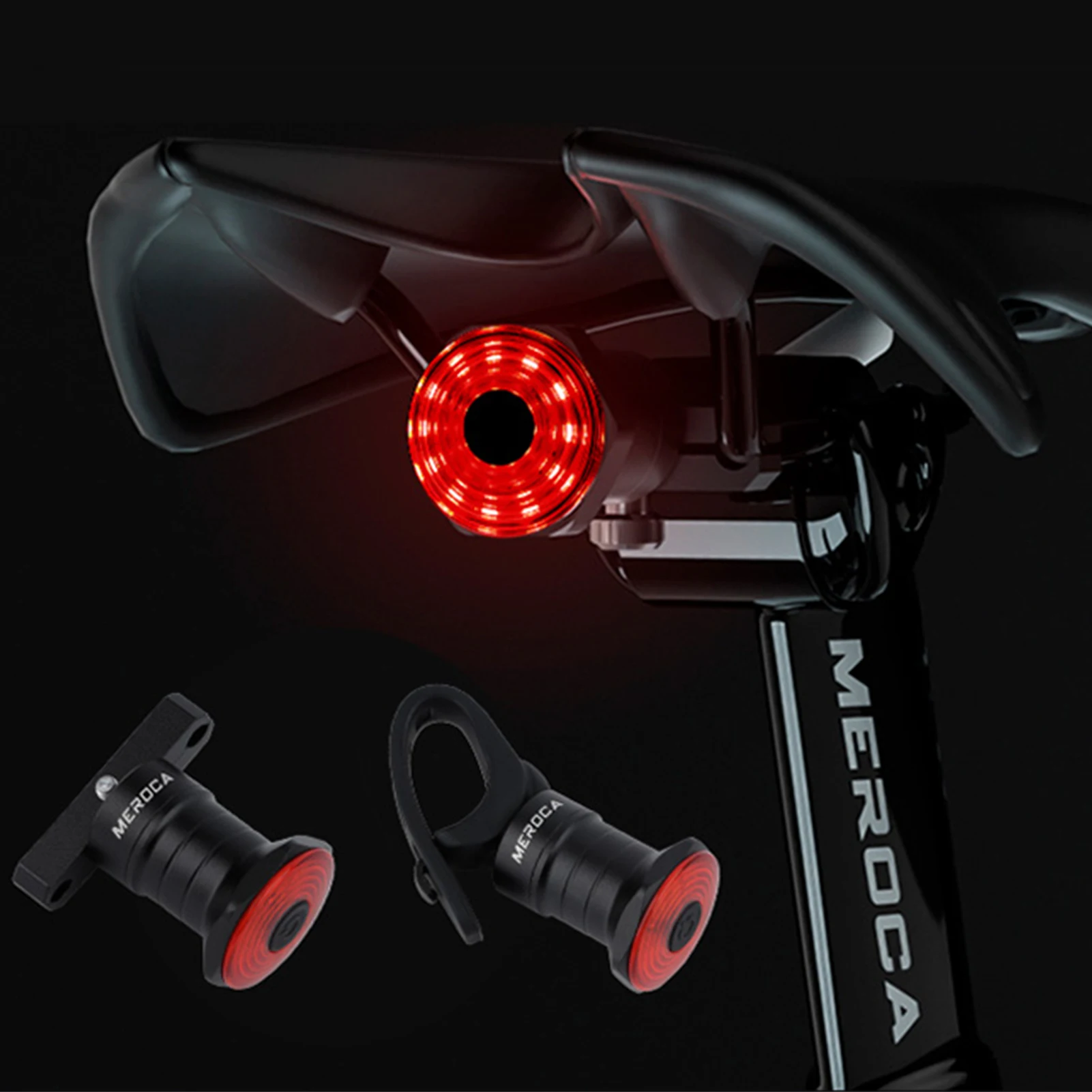 

2 Стиль умный задний фонарь для велосипеда с возможностью задний светильник Авто старт/стоп-сигнал IPX6 Водонепроницаемый USB зарядка Велоспор...