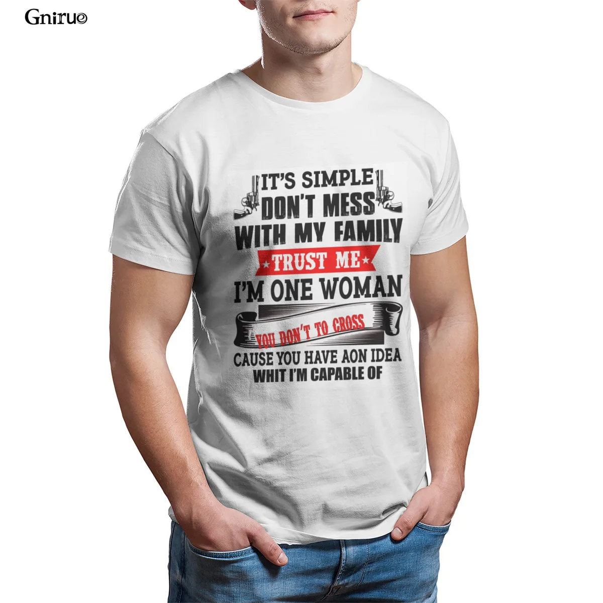 

Wholesale Family Unisex Cotton T-Shirt Fashion Couples Groot Summer Unisex Tees 87997