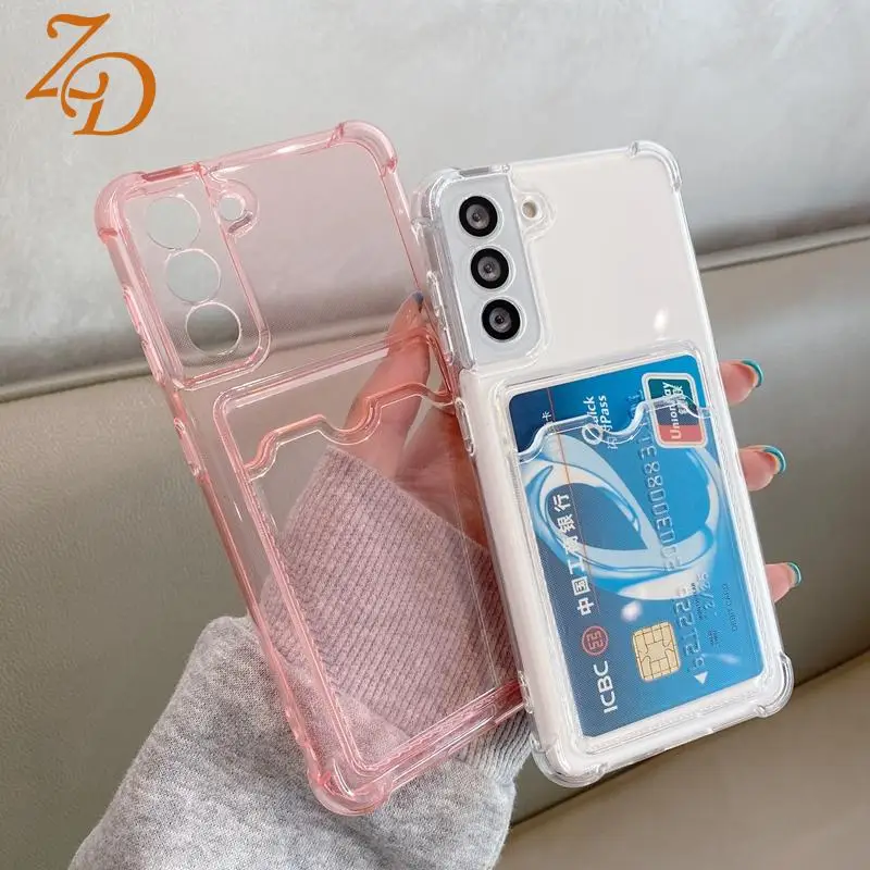 

Phone Case for Samsung Galaxy A03S A10S A12 A32 A22 A42 A52 A72 A82 S21 S10 S20 Plus Ultra S21Fe Soft Card Cover Transparent