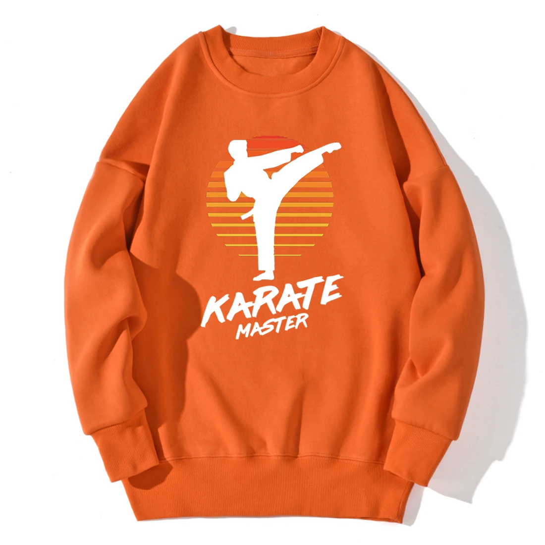 

Свитшот мужской с принтом Karate Master, уличная одежда в стиле хип-хоп, с длинным рукавом, хипстерская одежда в стиле ретро, 2020