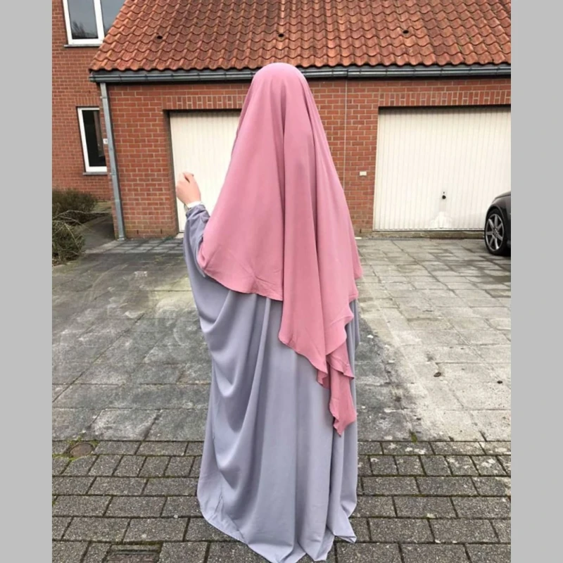 ИД мусульманский женский хиджаб длинные жен молитва одежды Djellaba джилбаба Абаи Рамадан платье Дубай арабск�