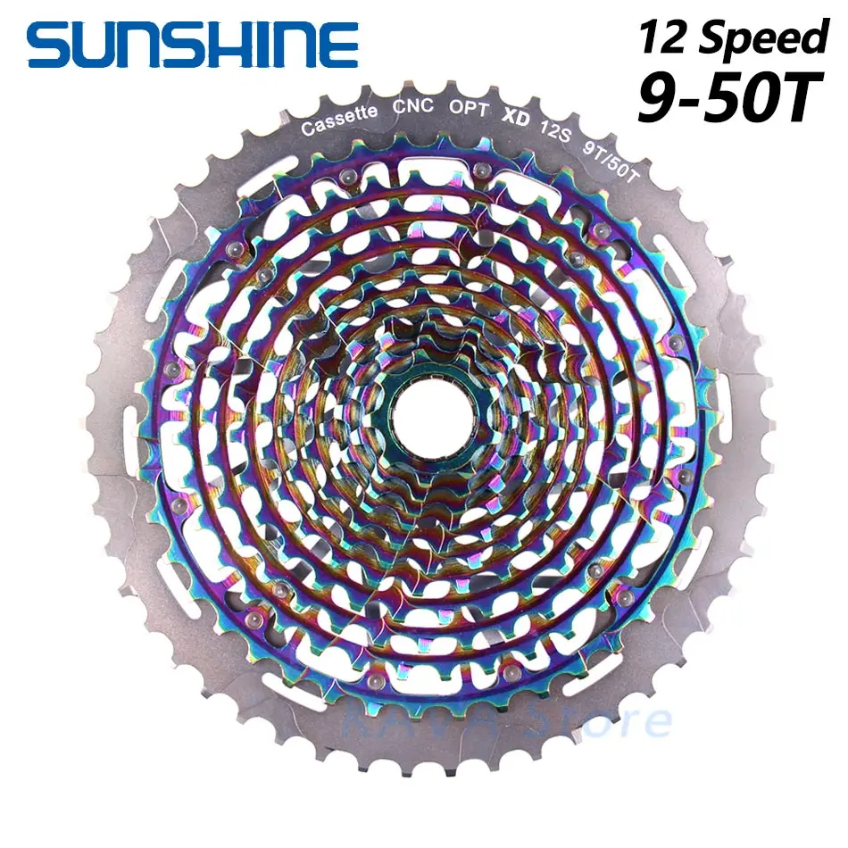 Ультралегкая кассета SUNSHINE для горного велосипеда 11S 12 Скоростей 9 50T XD 375