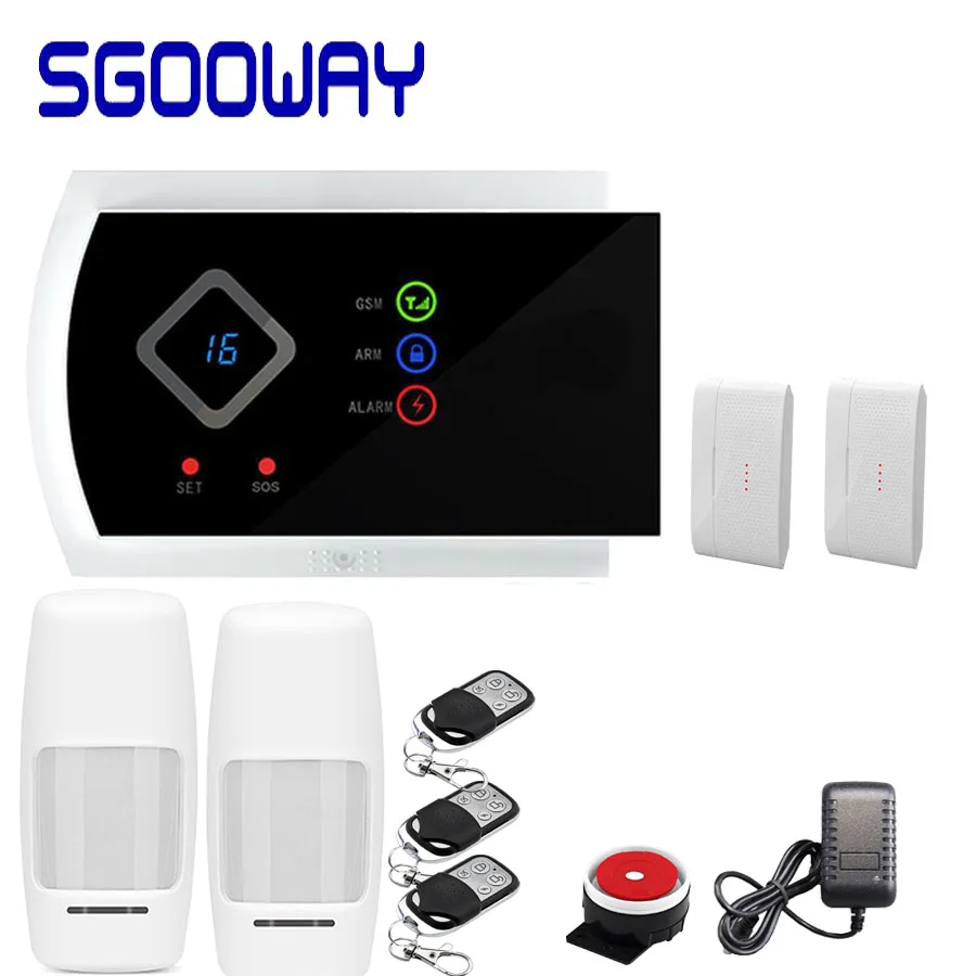 Sgooway Smarts GSM сигнализация s Android IOS APP сигнализация домашняя система безопасности - Цвет: Set  B