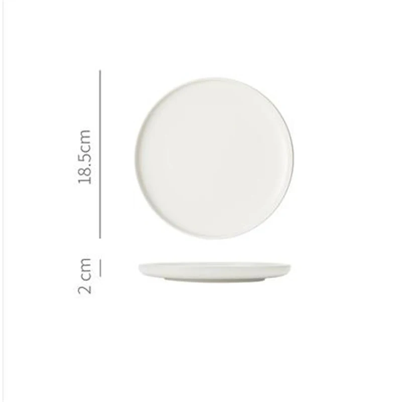 Керамическая Западная тарелка в скандинавском стиле для стейка креативная