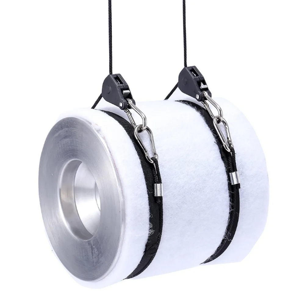 

Adjustable 1 Pair 2 PCS Led Grow Light 1/8 Inch Nylon Rope Ratchet Yoyo Hangers for Grow Tent Room Fan Carbon Filter Grow Light