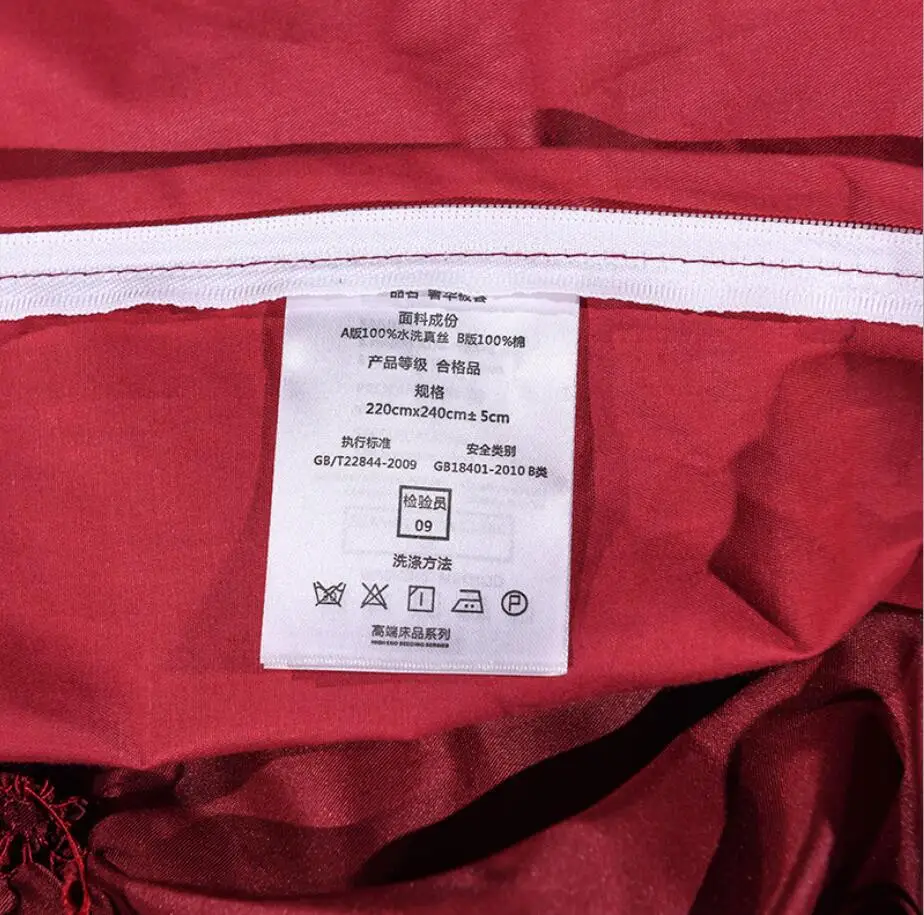 Зеленый имитированный шелковый хлопковый комплект постельного белья King Queen 4/6 шт