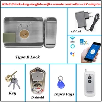wifi smart electric lock remote door lock ewelink hidden door lock invisiable 12v access control lock google home alexa