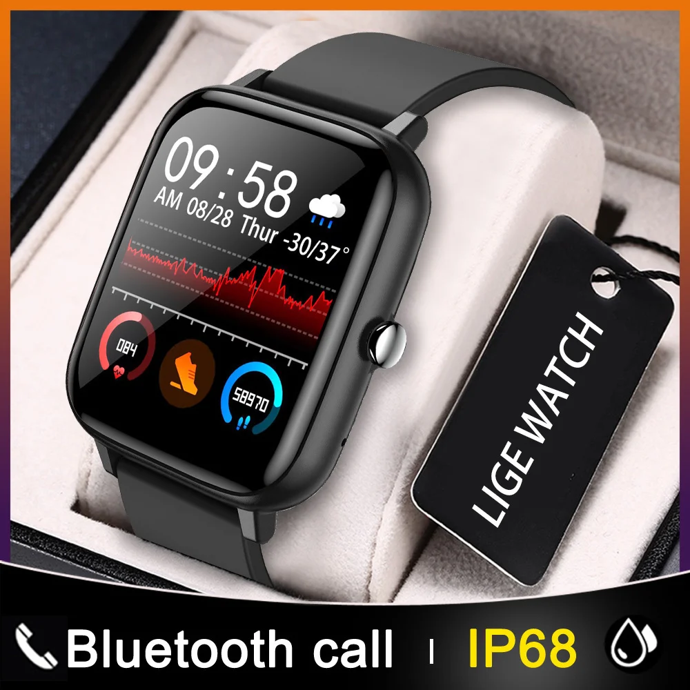 

New fashion smart watch man heart rate multifunctional arterial pressure male and female watch sports dwaterproof water