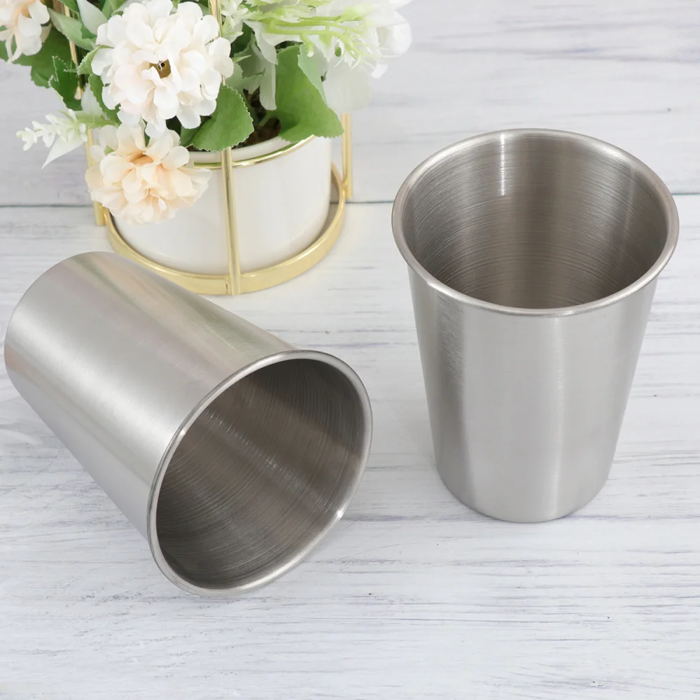 4 шт. 350 мл пивная кружка из нержавеющей стали портативная Однослойная напольная