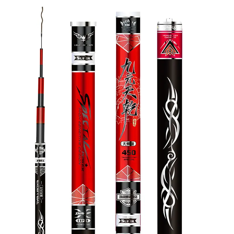 Твердая Тайваньская рыболовная удочка 4H 5H 6H ручная Удочка Olta 60T углеродная