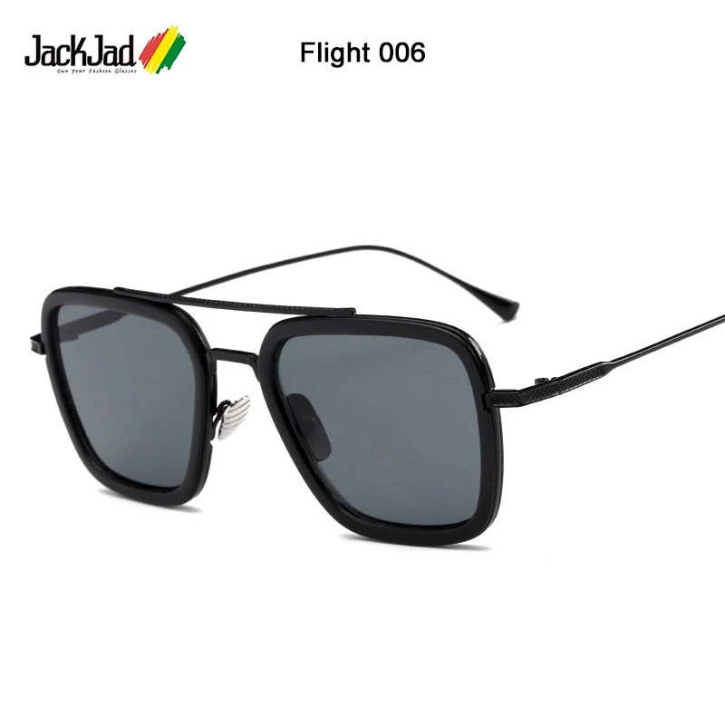 

JackJad 2021 Stylish Iron Man Tony Stark Flight 006 Style Sunglasses Men Cool Fashion Brand Design Sun Glasses Oculos De Sol