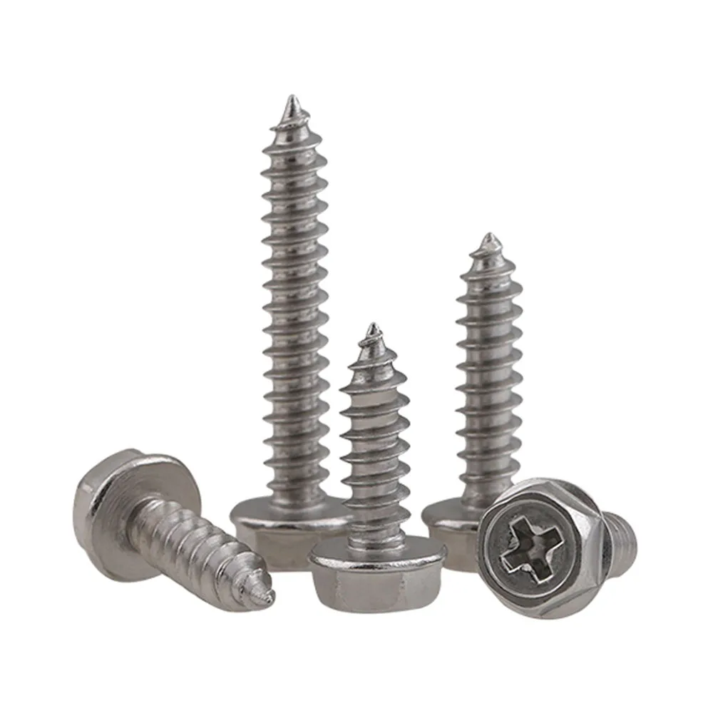

Wkooa Flange Hex Self Tapping Screws Stainless Steel 304