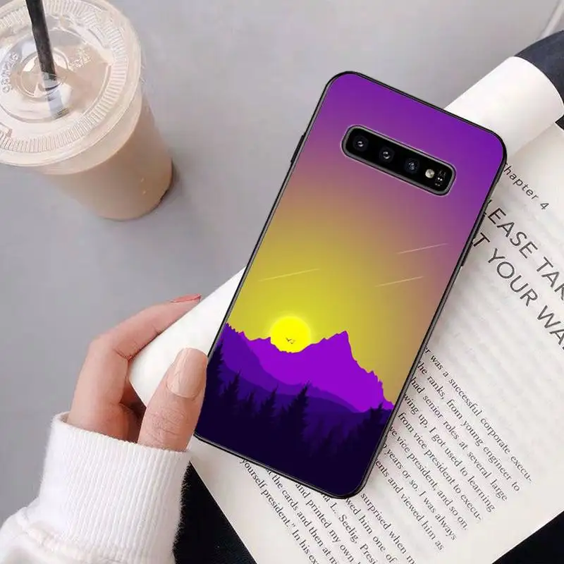 Beautiful scenery Phone Case luxury brand case for samsung galaxy S8 S9 S10e S20 PLUS J6 J600 cases cover