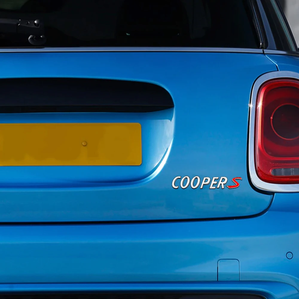 Серебряная медная S эмблема значок наклейка для BMW MINI F57 F56 F58 F54 F60 CLUBMAN COUNTRYMAN JCW COOPER