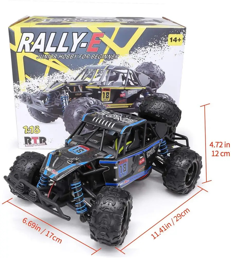 

IdeaIHouse 9303E 1:18 Scale Remote Control Car 40+km/h High Speed Off Road Vehicle Toys RC Truck for Kids and Adults
