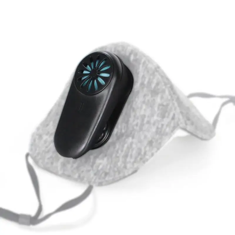 2020 New Mini Facial Fans Ventilation Fan Rechargeable Smart Mask Breathing Valve For Electric Masks | Безопасность и защита