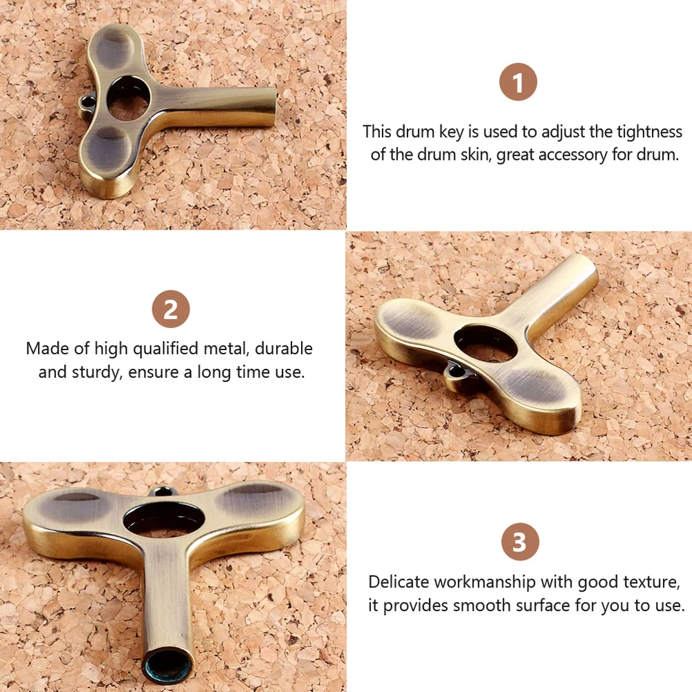 Универсальный металлический барабанный тюнер для настройки ключа прочный