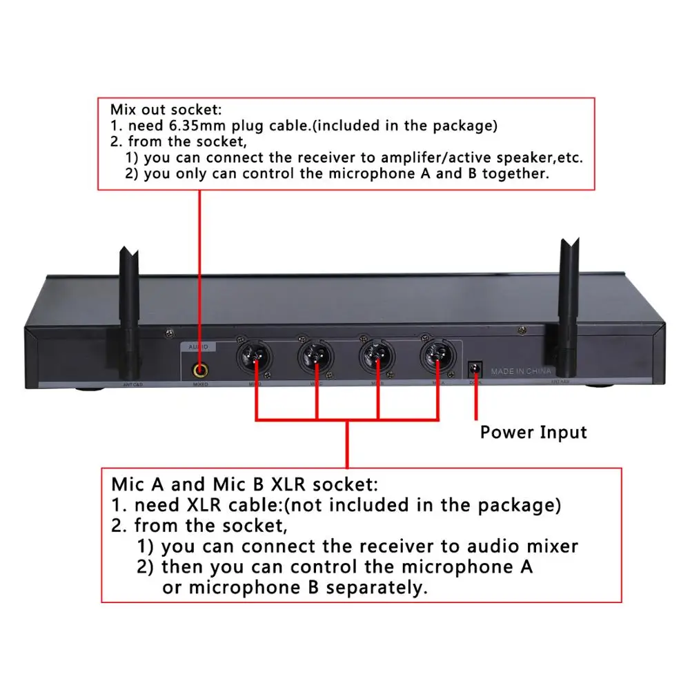 FREEBOSS FB U400 UHF фиксированная частота караоке беспроводной микрофон
