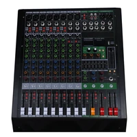 professional audio mixer 10 channel mixing console digital 256 dsp studio sound card with bluetooth usb interface