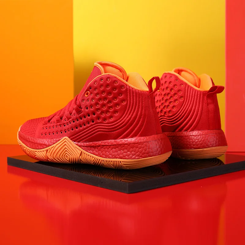 Outdoor Unisex Basketball Shoes High Quality Trend Sneakers for Men Non-slip Rubber Sole Sport Shoes Basket zapatos de hombre