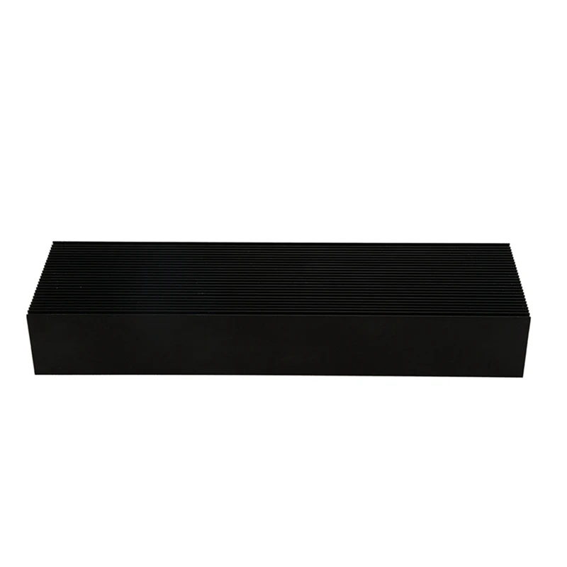 Black Aluminum Radiator 200x69x36MM Dense 27 Tooth Heat Sink for Power Amplifier Heater | Компьютеры и офис