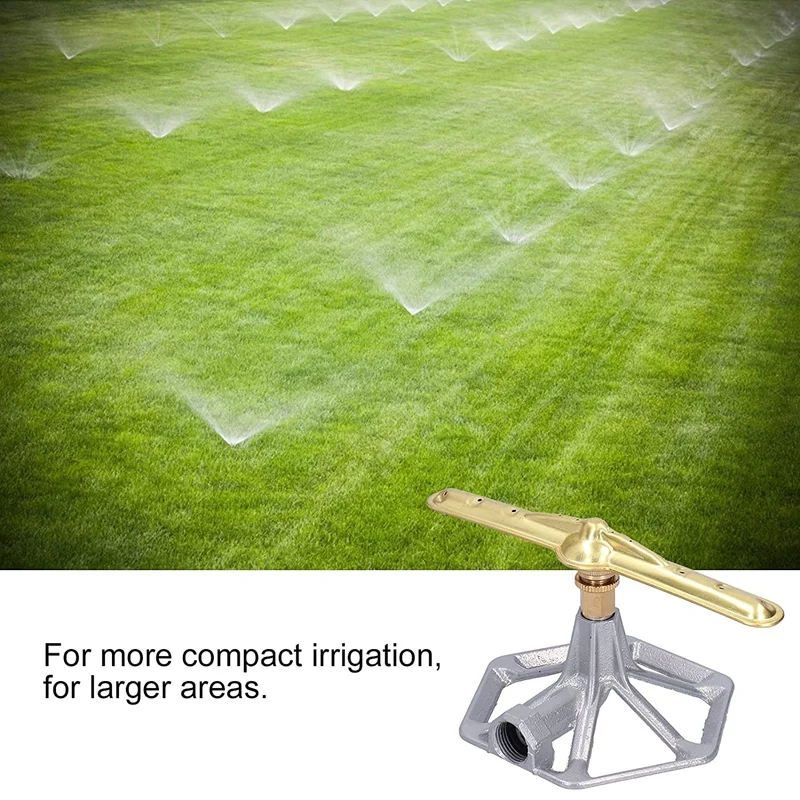 

Plant Irrigation Sprinkler Metal Material 360 Degree Rotation for Garden Farm Tools for Vegetation Crop Irrigation