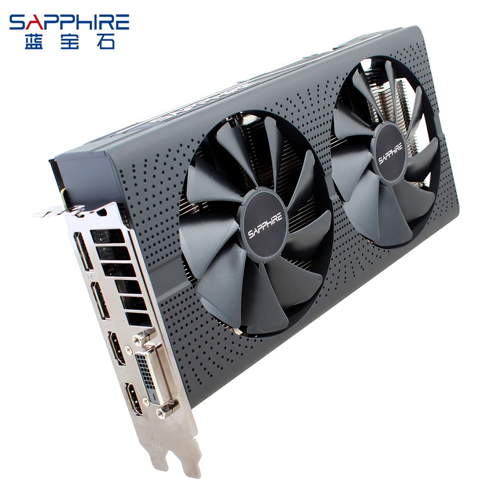 Видеокарты SAPPHIRE AMD Radeon RX 570 4GB игровой ПК 256bit GDDR5 видеокарта PCI Express 3,0 настольный компьютер для использованных карт