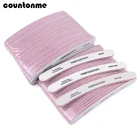 100 шт.лот профессиональные пилки для ногтей 8080 100100 100180 изогнутый буфер для ногтей моющаяся наждачная бумага для дизайна ногтей инструменты для маникюра и педикюра