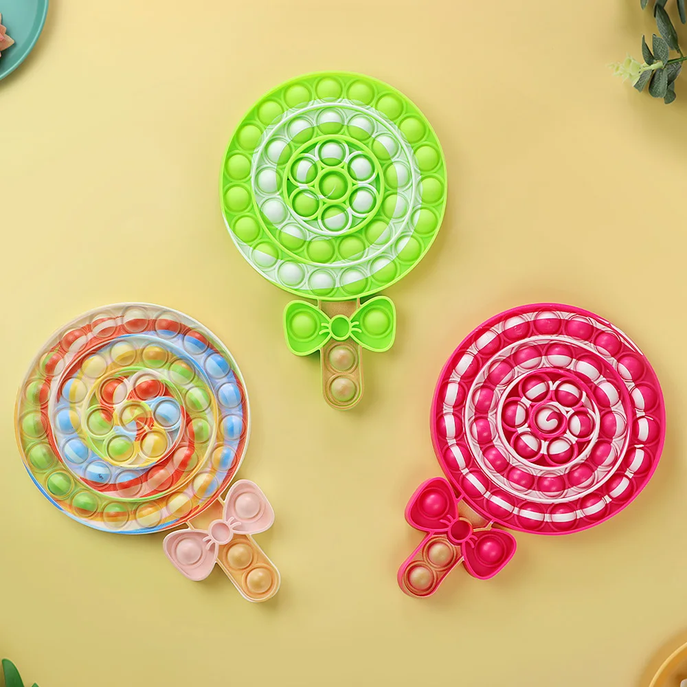 Новая Радужная пузырьковая игрушка для снятия стресса |