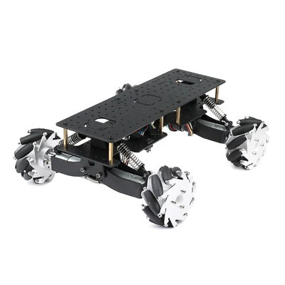4WD McNamee колесный шасси постоянного тока мотор с амортизацией всенаправленный мобильный ROS колесо