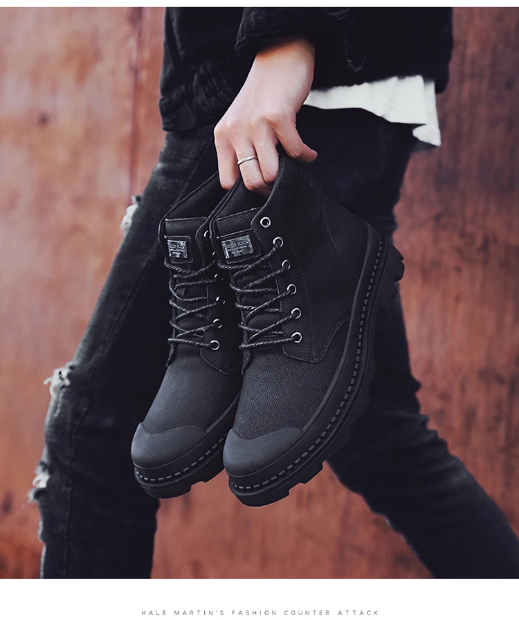 Bota Masculina Rushed Bont botas hombre Heren Laarzen Winter Warme зимние сапоги Mannen Werken Schoenen Schoeisel Mode резиновые