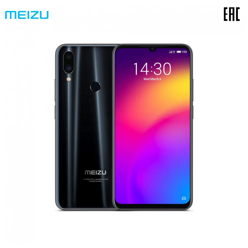 Cмартфон Meizu Note 9 с 6 2 дюймовым дисплеем восьмиядерным процессором Snapdragon 675 ОЗУ 4 Гб